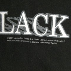 Vintage AC/DC Back In Black Shirt XL Black Band Tour Graphic Tee Double Sided
