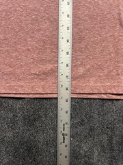 Marine Layer Shirt Mens XL Red Heather V-Neck Contrast Trim Casual Tee