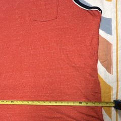 Old Navy Men’s Red XXXL Big & Tall Pocket Sleeveless Crew Neck Solid Tee