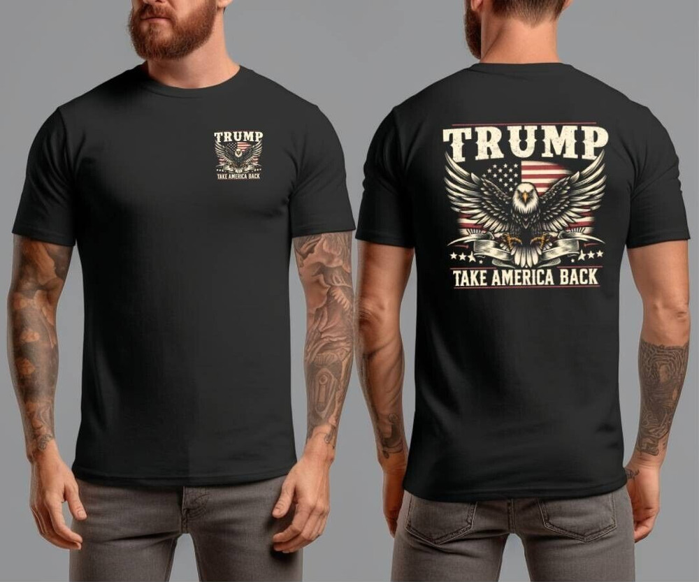 Trump 2024 Take America MAGA 45 47 Missed Me Never Surrender Legend Flag T-Shirt