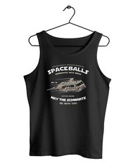 Herren Tank Top Muscle Shirt Spaceballs Wohnmobil Raumschiff Waldi Lord Helmchi