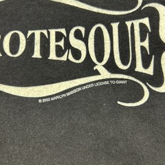 Vintage 2003 Marilyn Manson The Golden Age Of Grotesque Portrait T-Shirt Youth L