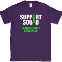 SUPPORT SQUAD Cerebral Palsy Awareness T-Shirt Fund Raiser Group Tee