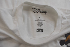 Neff x Disney Mens Mickey Mouse In Streetwear White Shirt New S, L, XL