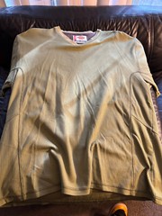 Dickies Mesh olive Green work shirt no pocket Large Near mint super clean