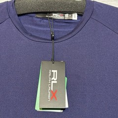 RLX Ralph Lauren Golf Preformance Long Sleeve Training Tee T-Shirt Size M Navy