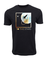 MENS ANGELS AND AIRWAVES TO THE MOON T SHIRT