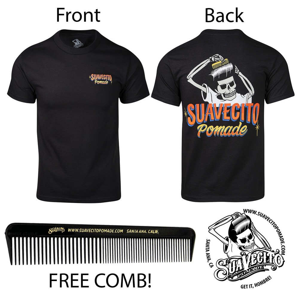 Men’s Suavecito Agua Fresca Tee Shirt Black (S, M, L, XL, 2XL, 3XL, 4XL, 5XL)