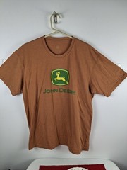 John Deere Men’s T-Shirt Logo Deer Graphic Pre-Shrunk Cotton LARGE