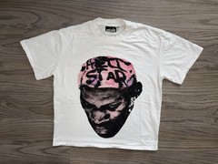 Hellstar Dennis Rodman Bad Boy White T-Shirt Mens Size (S) Streetwear Rap Skate