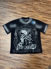 Hellstar T-Shirt Black S-M-L-XL 100% cotton tee shirt