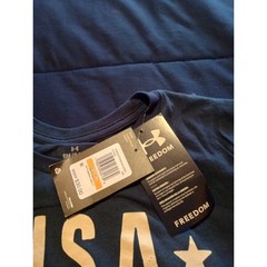 NWT Under Armour Men’s Freedom Vintage 1 T-Shirt Blue Size S