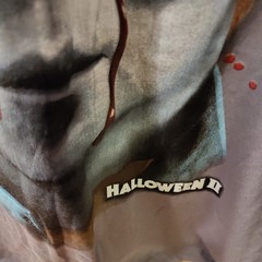 HALLOWEEN II Michael Myers Halloween Face T-Shirt Charcoal Gray M New with Tag