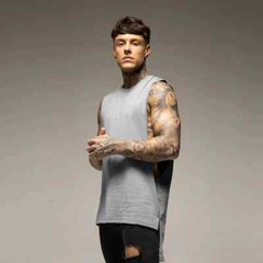 Soild Bodybuilding Clothing Fitness Men Hip Hop Extend Cut Off T-shirts Dropped