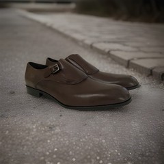 Donald J Pliner Men Sergio-TK Monk Strap Shoes 15M Expresso Brown Italian New