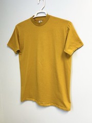 Vintage 70s Jockey Life Sun T Shirt Mustard Yellow Tee Mens XL Made in USA