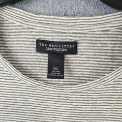The Men’s Store at Bloomingdale’s Striped Linen Tee Men’s XXL Mermaid Pullover