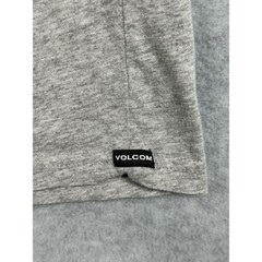 Volcom Tank Top Mens Medium Gray Modern Fit Cotton Blend Logo Sleeveless Casual
