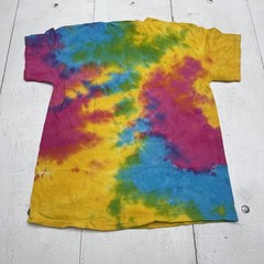 Colortone Shirt Mens Large Multicolor Tie Dye Graphic Tee Crewneck Cotton