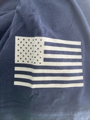 Under Armour Freedom Loose T-Shirt Athletic UA Gym US Flag Mens Sz L Patriot Run