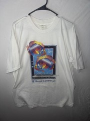 Vintage Single Stitch Royal Caribbean Cruise Ship Fish Aquatic T-shirt 90’s XXL