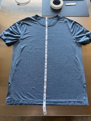 Mack Weldon Shirt Mens XL Blue Performance Stretch Casual Gym Workout