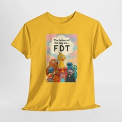 FDT Trump Cartoon Gildan Heavy Cotton T-Shirt – Political Retro Tee Shirt,
