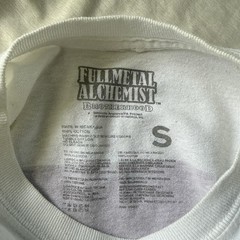 Fullmetal Alchemist Brotherhood Edward & Alphonse White Cotton Tee S