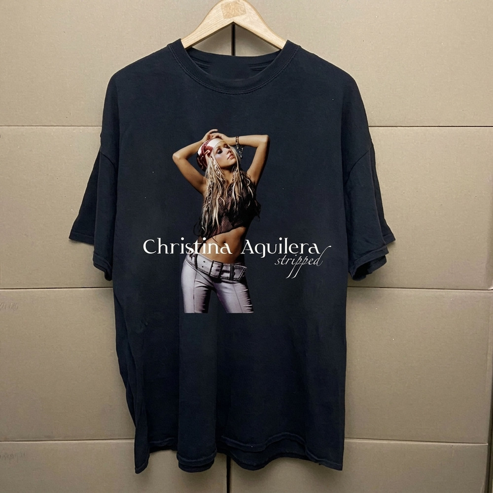 New! Christina Aguilera Cotton Shirt Unisex S to 5XL T-shirt
