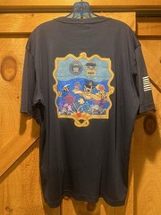 NYPD Detective Raymond Abear 3740 Polyester Workout Style Shirt Men’s Sz L
