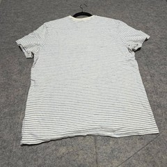 J.Crew Re-Imagined Mens Large Blue White Striped Cotton T-Shirt BG833 FA22