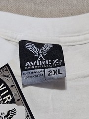 Avirex NWT Vintage Y2K Tshirt Men’s XXL White Skull Dice Multicolored RARE