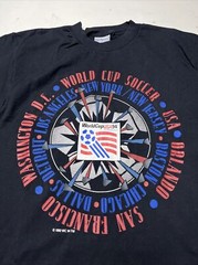 Vintage 1994 World Cup Soccer Football USA Shirt Men’s Size Large All Sport 92’