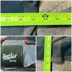 Howler Bros Tidepool Tech Green Plaid Vented Button Down Shirt Large