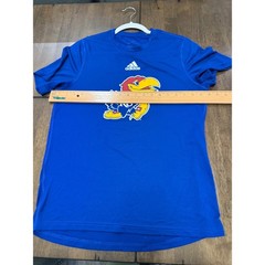 Adidas Kansas Jayhawks Creator Tee Mens Medium Royal Blue NCAA Graphic T-Shirt