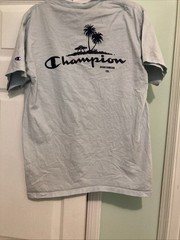 Lot Of 3 Champion MStrahan Mossimo Mens T Shirt Short Sleeves Black Blue Gray M