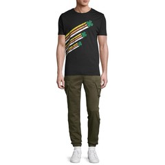 Way To Celebrate Men’s St Patrick’s Day ” Racing Slant” Black Tee Size L (42-44)