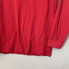 US Polo Assn Long Sleeve T Shirt Mens XL Red Logo USPA Crew Neck Big Letters