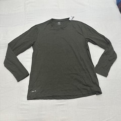 Lot (2) NWT Athletic Works Driworks Quick Dry LS T-Shirt Mens Medium NEW Green