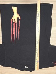 Vintage Anvil Shirt Bloody Hand Dragging Ameristar Casino Mens XL Black Movie