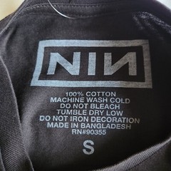 Nine Inch Nails NIN The Fragile Blurry Flower Rock Band Black S M L XL T-Shirt