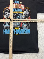 Vintage 80s 1986 Harley-Davidson Elvis Presley T-Shirt Tagged L Fits As Small