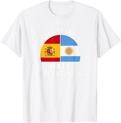Spanish Argentinian Half Spain Argentina Espana Argentina T-Shirt