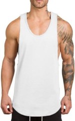 Men’s Gym Tank Top Sleeveless Muscle Shirt Workout Stringer Cut Off Bodybuilding