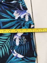 Hollister Curved Hem Tee, high quality cotton t-shirt, size L, mens, black/green