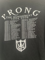 PRONG Black Long Sleeve 2006 Noise Rock Punk Metal Band Tour shirt XL