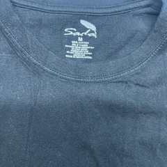 Sada Men’s Tee Shirt Crewneck Black Cotton Short Sleeve Medium