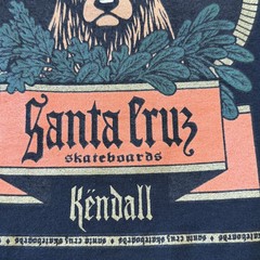Y2k Santa Cruz Skateboards Jeff Kendall Shirt Men’s Small Black skateboard