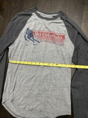 Mens Abercrombie And Fitch Long Sleeve Shirt Aspen Colorado Medium Oversized A&F