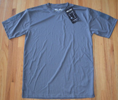 MIL-TEC Urban Grey Quick-Dry Tactical Short Sleeve Shirt, sz XL
